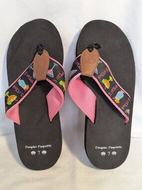 Douglas Paquette flip flops